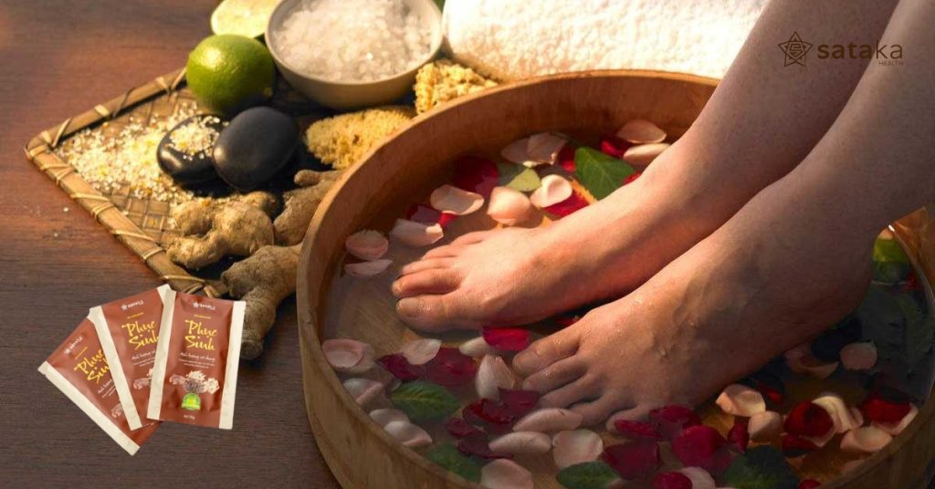 Ngăm chân tăng dương khí với bột phục sinh Sataka