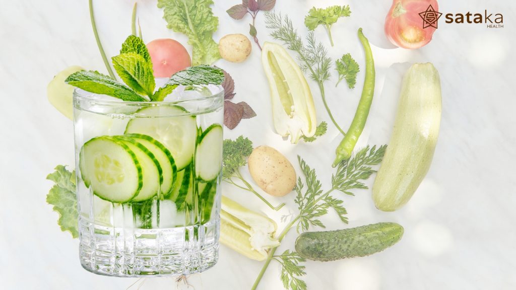 lợi ích từ cách làm detox dưa chuột