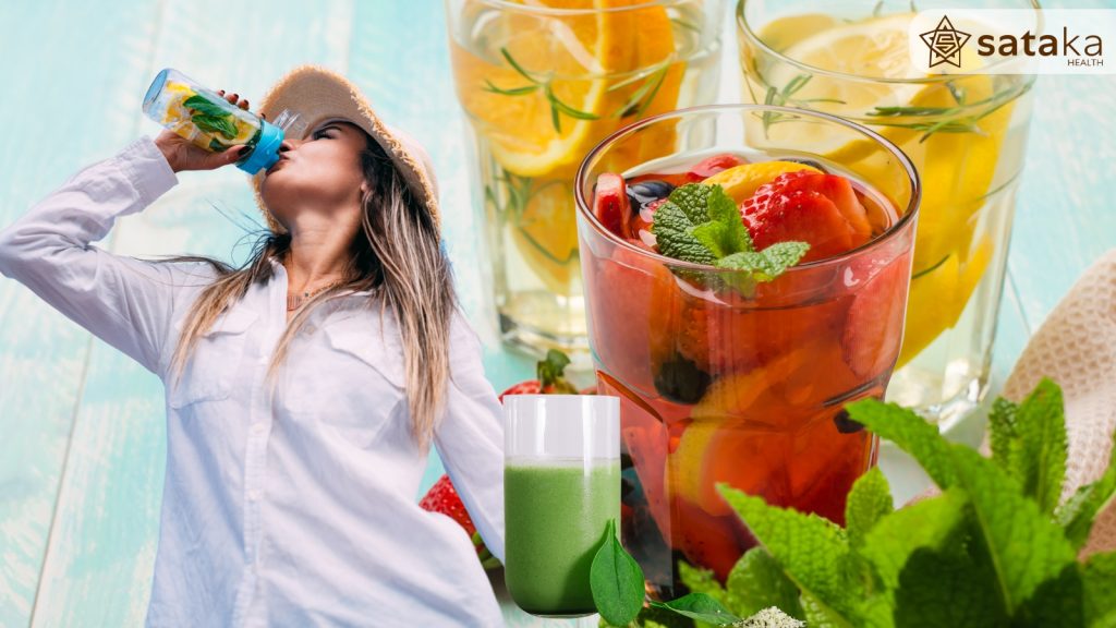 lợi ích đến từ nước detox trắng da